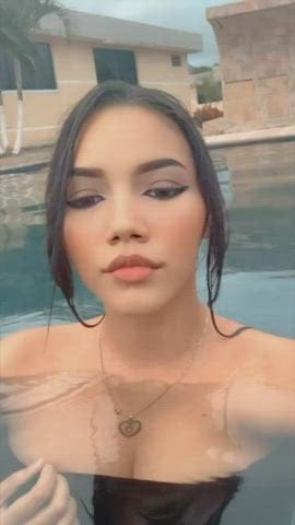 I get horny in the pool it always ends like this i hope you want to join me