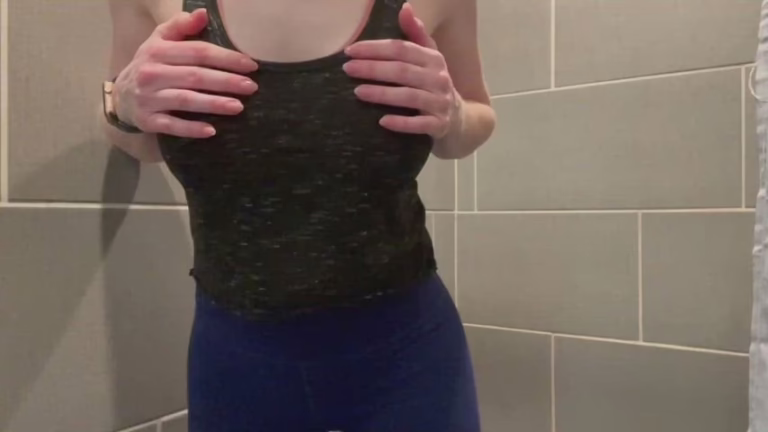 If you caught me in the gym I'd flash you then get away but don't worry, I don't run that fast