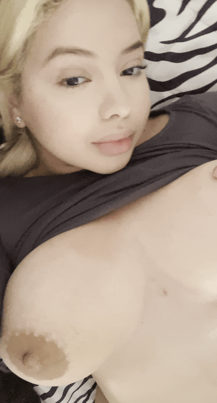 I can't sleep unless I get to have a little fun with my boobs