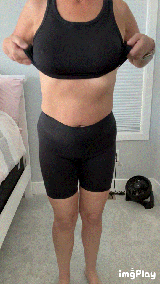 I never wear a bra to the gym.