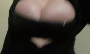 Big boobs with lotion bouncing out just for you ;)
