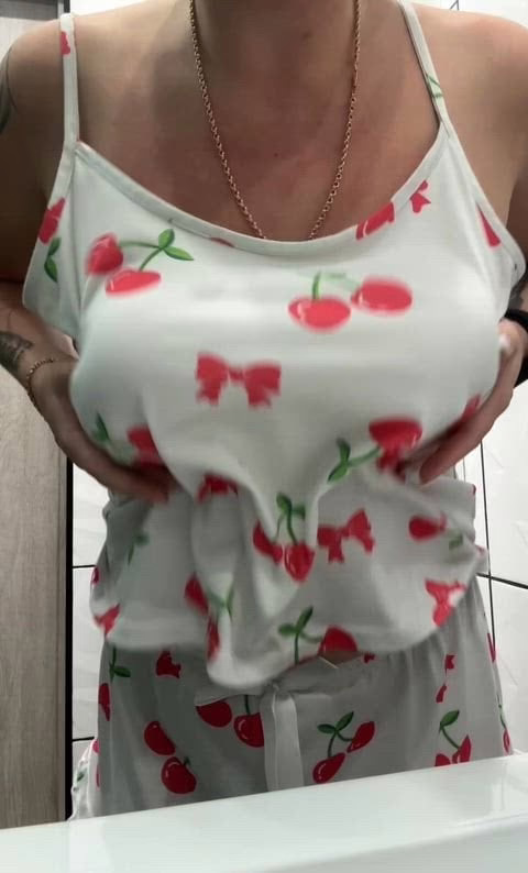 Playing with my boobies always makes me horny