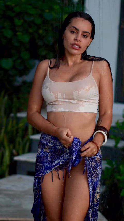 Outdoor showers are the best.