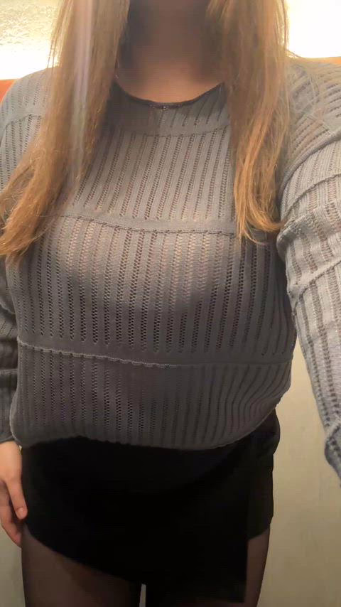 my boobs look much better naked :)