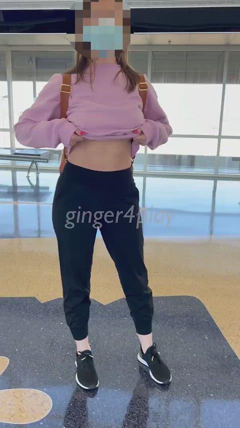 Big Boobs Looking To Use My Freqent Flier Miles