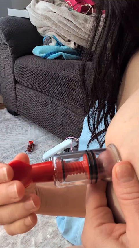 Big Boobs Pumped Nipples Its Such An Intense Feeling