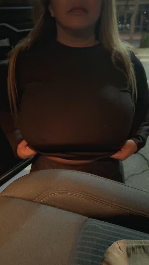 Big Boobs Hi Can I Hitch A Ride