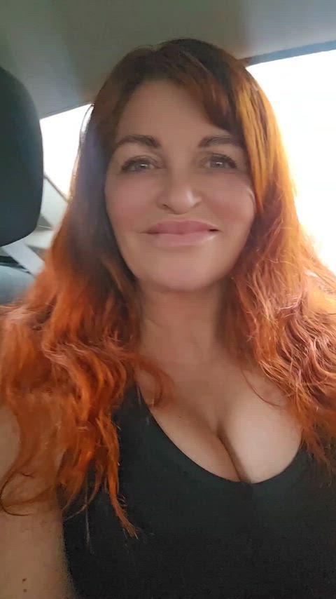 Big Boobs My Titties In My Car Christinagoldielocks