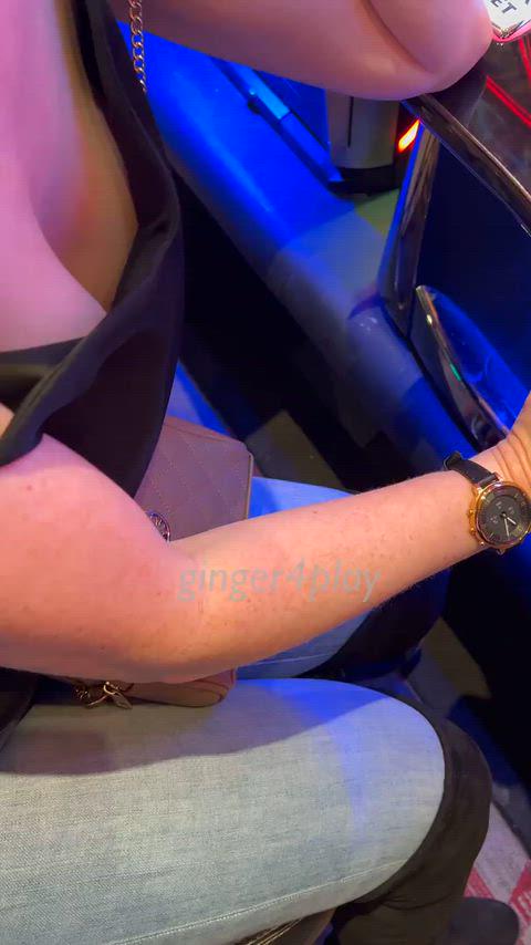 Big Boobs Pinch Them For Good Luck Ginger4Play