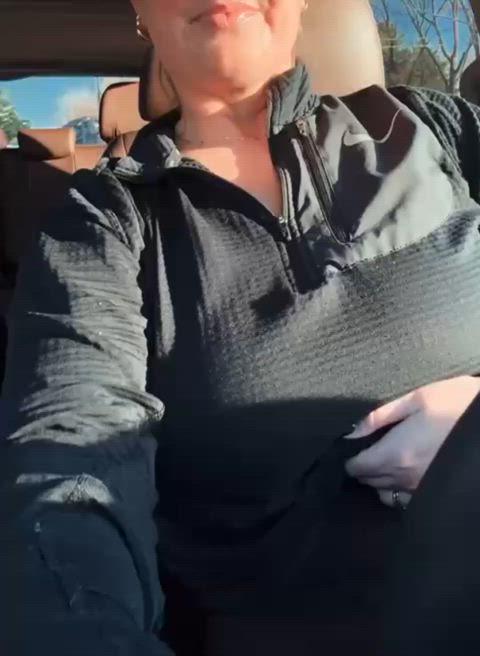 Big Boobs Flashing My Big Tits Here There And