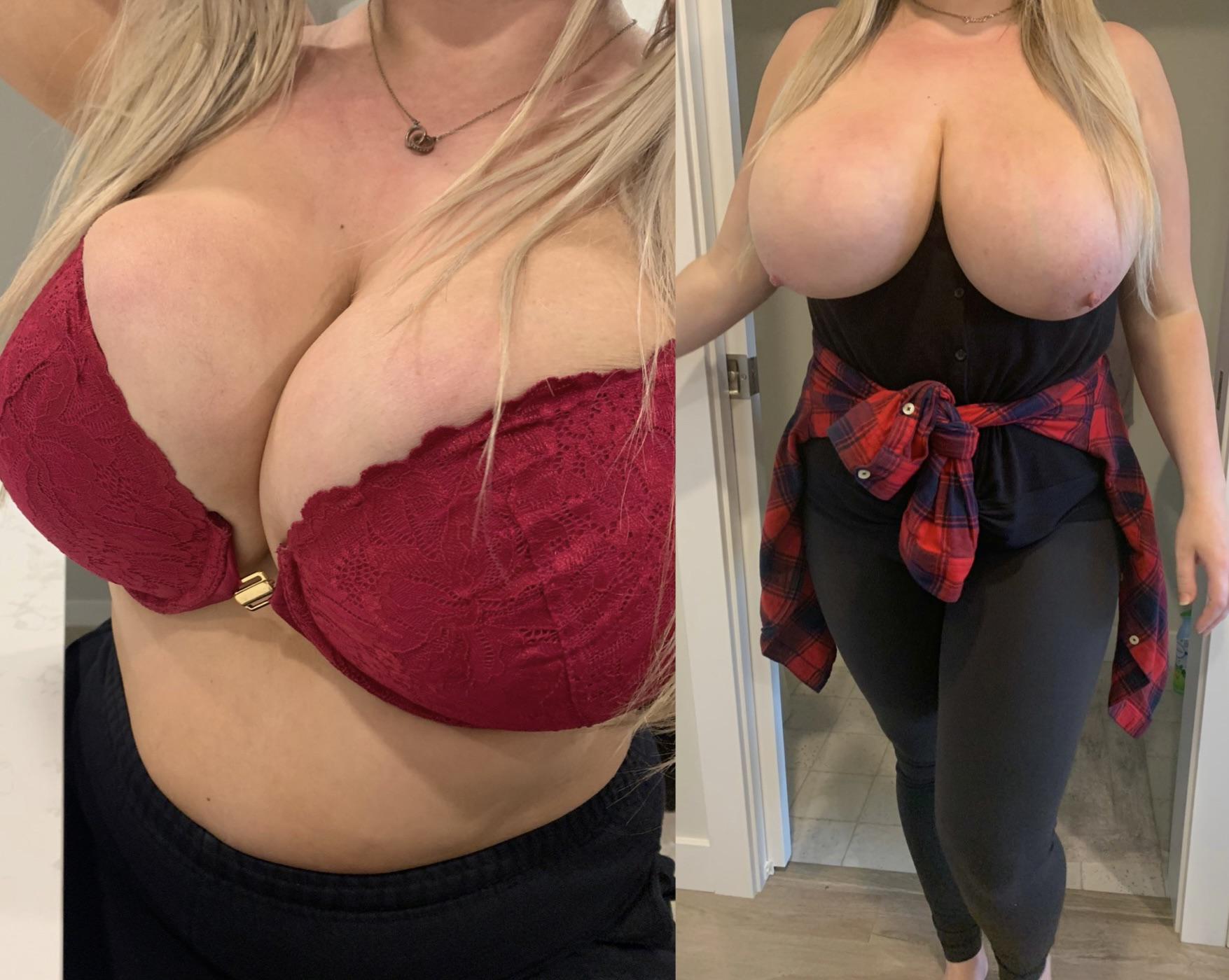 Big Boobs Had A Long Day May As Well