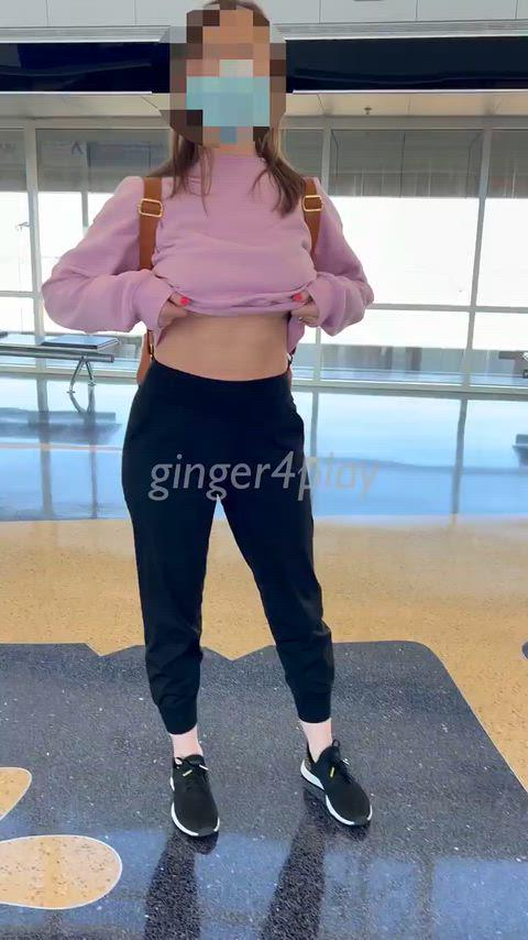 Big Boobs Looking To Use My Freqent Flier Miles